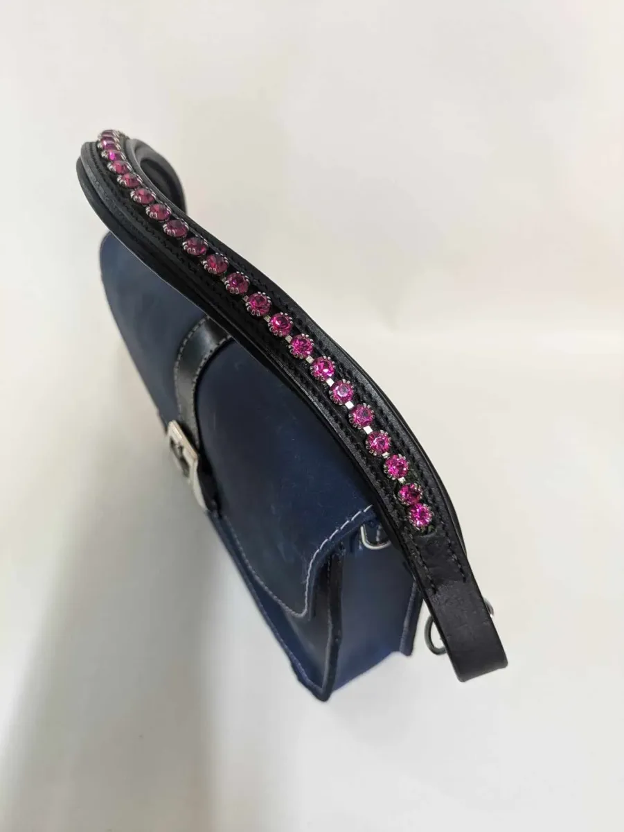 Pink Browband Bag handle